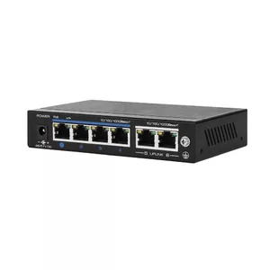 ABUS ITAC10100 tīkla pārslēgs Vadīts Power over Ethernet (PoE) Melns