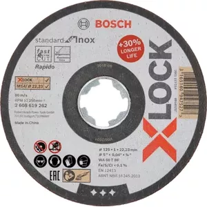Bosch 2 608 619 262 leņķa slīpmašīnas aksesuārs Griešanas disks