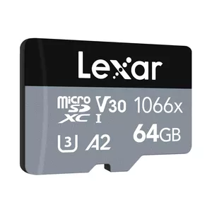Lexar Professional 1066x microSDXC UHS-I Cards SILVER Series 64 GB Класс 10