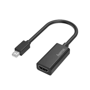 Hama 00200332 видео кабель адаптер Mini DisplayPort HDMI Черный