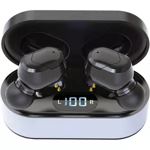 Platinet PM1050B Airpods Bluetooth 5.0 Stereo Austiņas ar Mikrofonu (MMEF2ZM/A) Melnas