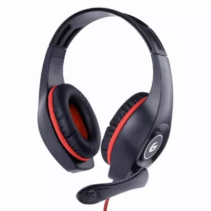 Gembird GHS-05-R headphones/headset Wired Head-band Gaming Black, Red