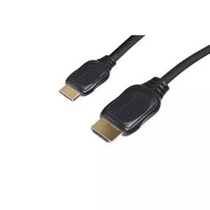 S-Conn HDMI - Mini-HDMI 2m HDMI kabelis HDMI Type A (Standard) HDMI Type C (Mini) Melns