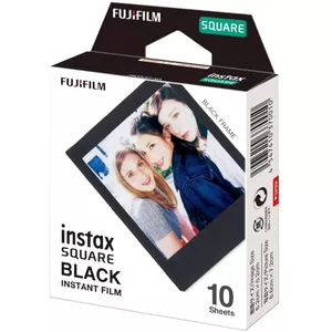 Fujifilm Instax Square Black Frame schwarz пленка для моментальных фотоснимков 10 шт 62 x 62 mm
