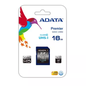 ADATA Premier SDHC UHS-I U1 Class10 16GB Класс 10