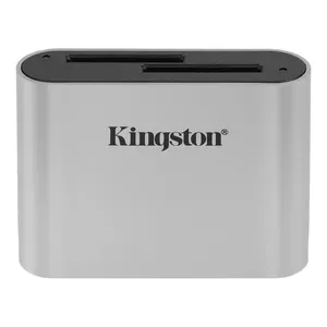 Kingston Technology Workflow SD Reader Melns, Sudrabs