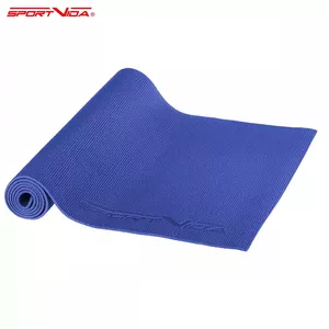 SportVida NBR 6мм Тонкий Нескольский коврик для тренировок Фитнеса и Ийоги (173х61х0.4см) Синий
