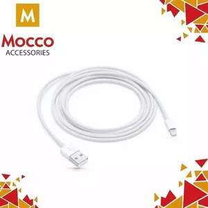 Mocco Lightning MD818ZM/A USB Datu un Uzlādes Kabelis 1m Balts (Analogs)