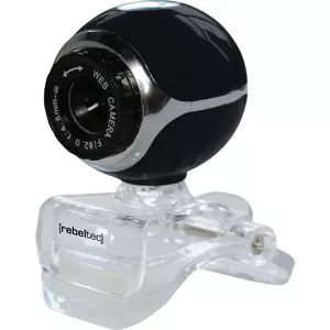 Rebeltec Vision Webcam with Microphone Black