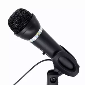 Gembird MIC-D-04 mikrofons Melns Galda mikrofons