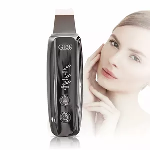 Прибор для лица GESS Star Face Silver, ультразвуковая чистка и массаж, ионтофорез, беспроводной