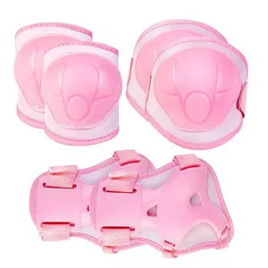 Набор защитных накладок Spokey BUFFER, локти/колени/запястья, размер S, розовый