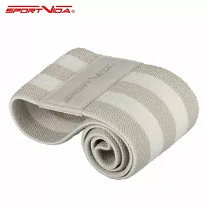 SportVida Фитнес и Кросфит Hip Band Резинка для развития ягодичных и нижних мышц 32*7,6cm Серый
