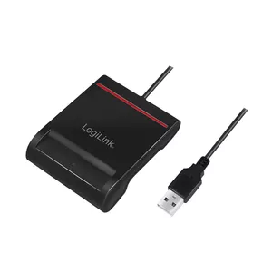 LogiLink CR0047 считыватель сим-карт Для помещений USB 2.0 Черный