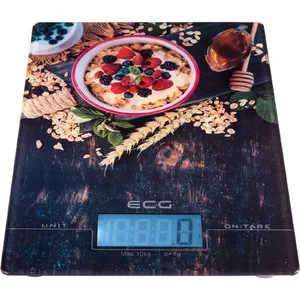 ECG KV 1021 Berries Daudzkrāsains Novietojams uz galda Taisnstūris Elektroniskie virtuves svari