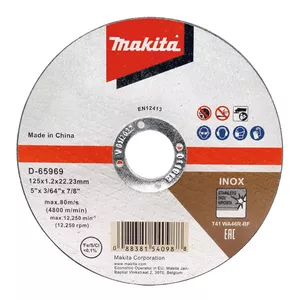 Makita D-65969-12 аксессуар для угловых шлифмашин Ріжучий диск
