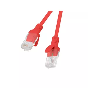 Lanberg PCU5-10CC-0050-R tīkla kabelis Sarkans 0,5 m Cat5e U/UTP (UTP)