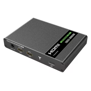 Techly IDATA HDMI-KVM67 удлинитель KVM-консоли Передатчик и приемник