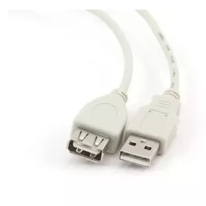 Gembird CC-USB2-AMAF-75CM/300 USB kabelis 0,75 m USB 2.0 USB A Balts
