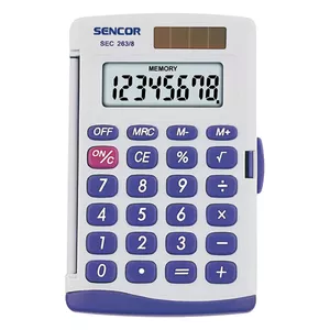 Sencor SEC 263/8 калькулятор Карман Базовый Серый