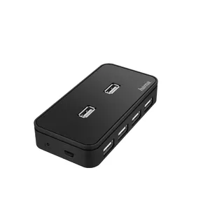 Hama 00200123 хаб-разветвитель USB 2.0 480 Мбит/с Черный