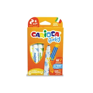 Carioca Marker 2+ фломастер Очень жирный Разноцветный 6 шт