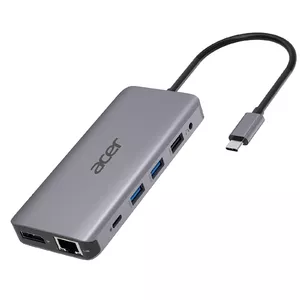 Acer HP.DSCAB.009 dokstacija Vadu USB 3.2 Gen 1 (3.1 Gen 1) Type-C Sudrabs
