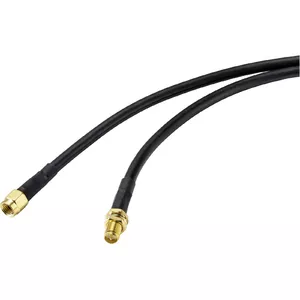 SpeaKa Professional SP-9226164 коаксиальный кабель RG-58/U 5 m RP-SMA Черный