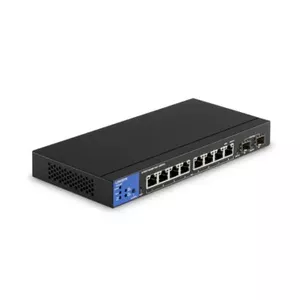 Linksys LGS310MPC Управляемый L3 Gigabit Ethernet (10/100/1000) Питание по Ethernet (PoE) Черный, Синий