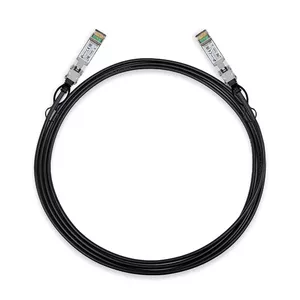 TP-Link TL-SM5220-3M optisko šķiedru kabelis SFP+ DAC Melns