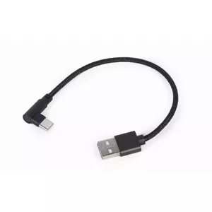 Gembird CC-USB2-AMCML-0.2M USB kabelis 0,2 m USB 2.0 USB A USB C Melns