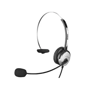 Sandberg MiniJack Mono Headset Saver Гарнитура Проводная Оголовье Офис/колл-центр Черный, Серебристый