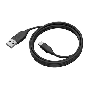 Jabra 14202-10 USB kabelis 2 m USB 3.2 Gen 1 (3.1 Gen 1) USB A USB C Melns