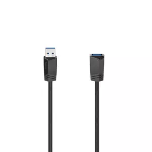 Hama 00200628 USB kabelis 1,5 m USB A Melns