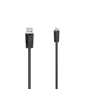 Hama 00200605 USB кабель 0,75 m USB 2.0 Mini-USB B USB A Черный