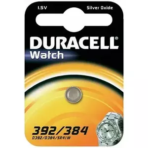 Батарейка с оксидом серебра 392 (SR41, V392, SR41W) 1,55 В Duracell