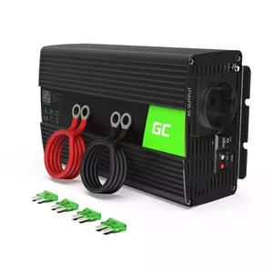 Green Cell INV08 адаптер питания / инвертор Вне помещения 1000 W Черный