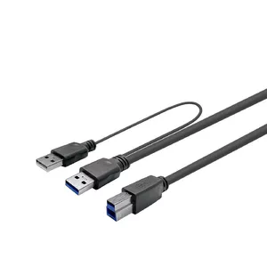 Vivolink PROUSB3AB3C USB kabelis 3 m USB 3.2 Gen 1 (3.1 Gen 1) USB A USB B Melns