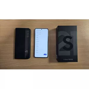 Samsung Galaxy S21 + чехол для телефона  5G SM-G991B 15,8 cm (6.2") Две SIM-карты Android 11 USB Type-C 8 GB 128 GB 4000 mAh Серый