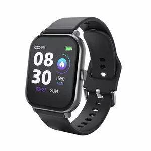Riff T55 Aluminum Sport Smart Watch with Heartrate & Blood presure monitor Black