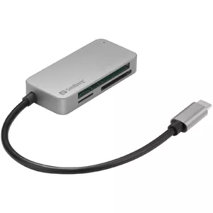 Sandberg 136-38 кардридер USB 3.2 Gen 1 (3.1 Gen 1) Type-C Черный