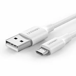 Mikro USB kabelis UGREEN QC 3.0 2.4A 1.5m (balts)