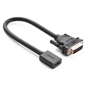 Ugreen 20118 видео кабель адаптер DVI-D HDMI Черный, Золото