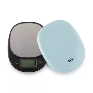 JATA HBAL1202 кухонные весы Черный, Синий, Металлический Столешница Прямоугольник Электронные кухонные весы