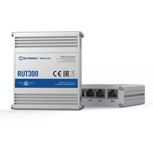 Teltonika RUT300 ar vadiem pievienojams rūteris Ātrais Ethernet Zils, Metālisks