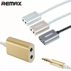 Remax Универсальный 3,5-мм кабель с общим разъемом RL-20S серый