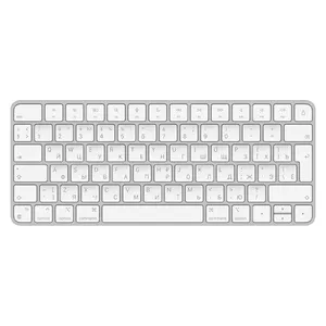 Apple Magic keyboard USB + Bluetooth Russian Aluminium, White