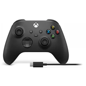 Microsoft Xbox Wireless Controller + USB-C Cable Черный Bluetooth/USB Геймпад Аналоговый/цифровой ПК, Xbox One, Xbox Series S, Xbox Series X