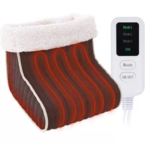 EcoSapiens UGI elektriskais kāju sildītājs, kāju sildītājs ar 3 temperatūras līmeņiem, automātiskā izslēgšanās 360 min, aizsardzība pret pārkaršanu