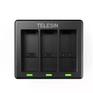 Трехканальное зарядное устройство Telesin для GoPro Hero 9 (GP-BCG-902)